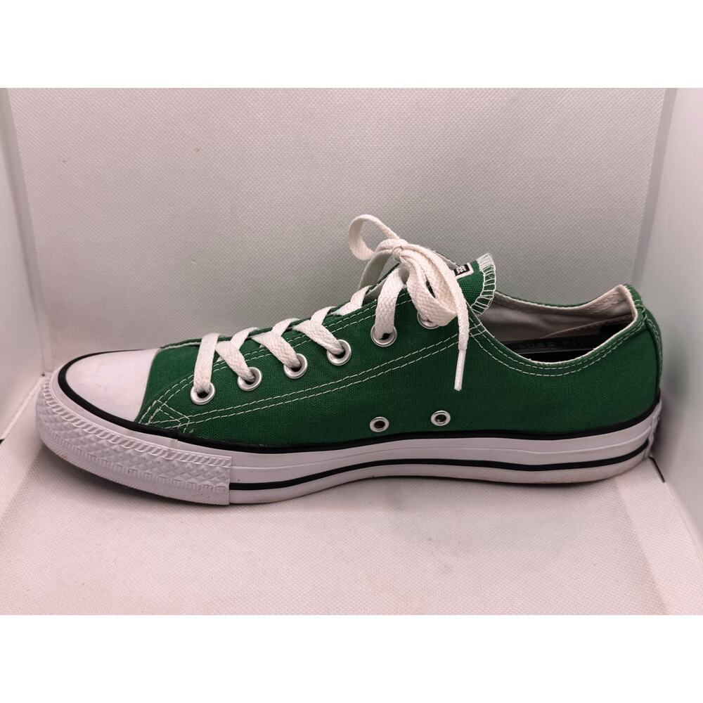 Green Converse All Star Low Top Sneakers Men's 8 Women's 10 EUC Unisex Shoes - Picture 7 of 11
